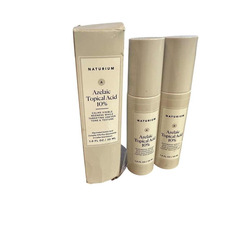 Naturium Azelaic Topical Acid 10% Serum 1.0 fl oz Set of 2 Redness Relief